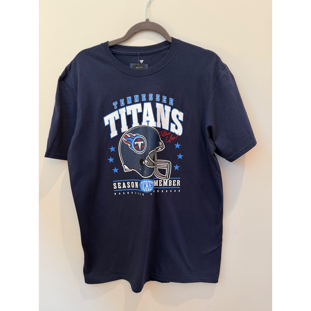 Tennessee Titans Fanatics Season Ticket Member Graphic T-Shirt Men's Large NWT